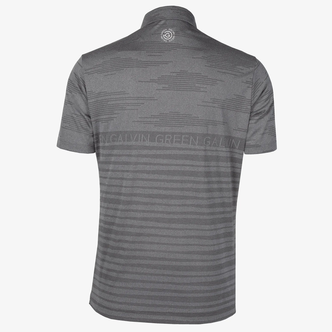 Maximus is a Breathable short sleeve golf shirt for Men in the color Sharkskin(6)