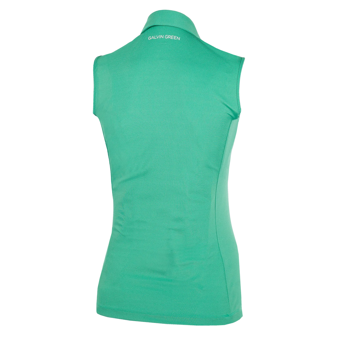 Meg is a Breathable short sleeve shirt for Women in the color Golf Green(7)