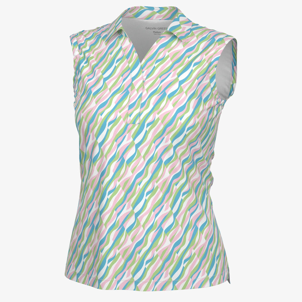 Melissa is a Breathable sleeveless golf shirt for Women in the color Multicolor(0)
