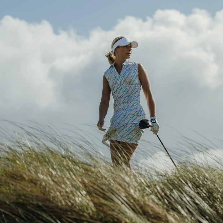 Melissa is a Breathable sleeveless golf shirt for Women in the color Multicolor(8)