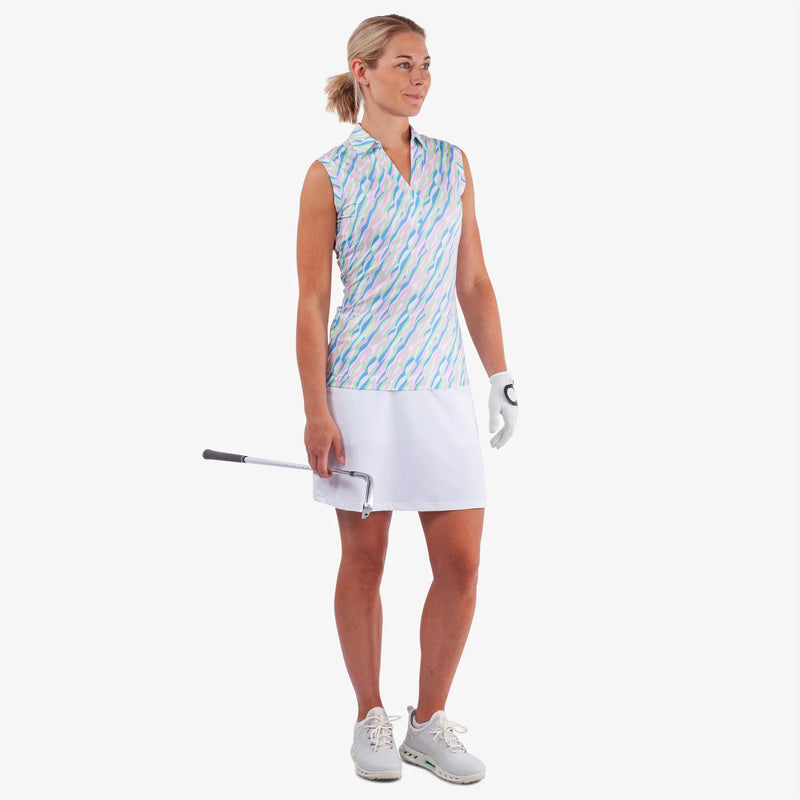 Melissa is a Breathable sleeveless golf shirt for Women in the color Multicolor(2)