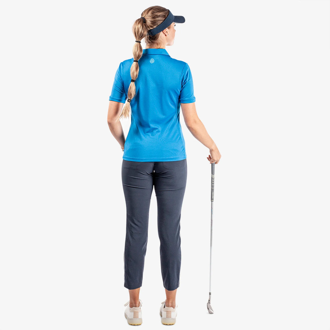 Melody is a Breathable short sleeve golf shirt for Women in the color Blue(6)