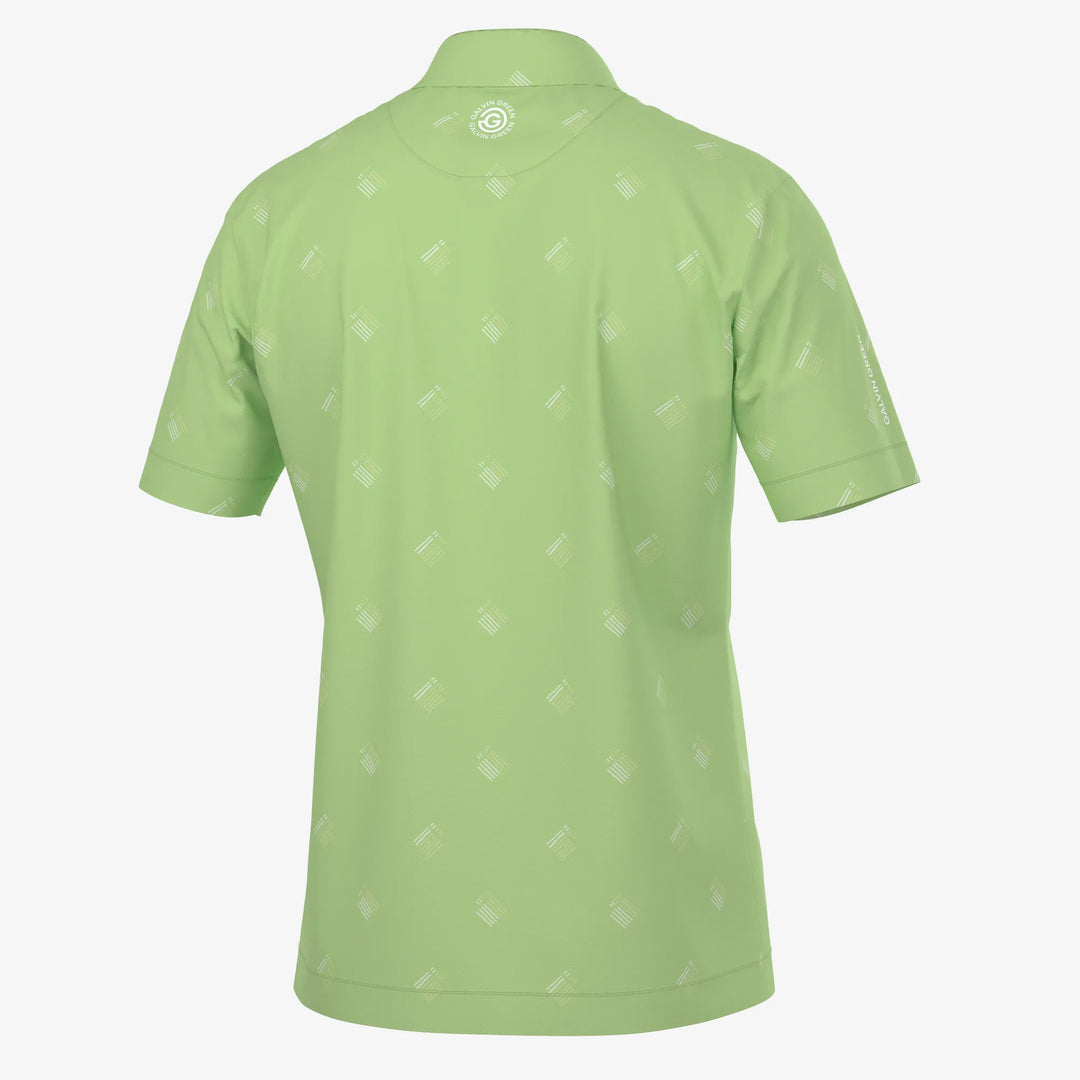 Memo is a Breathable short sleeve golf shirt for Men in the color Fresh Green(7)