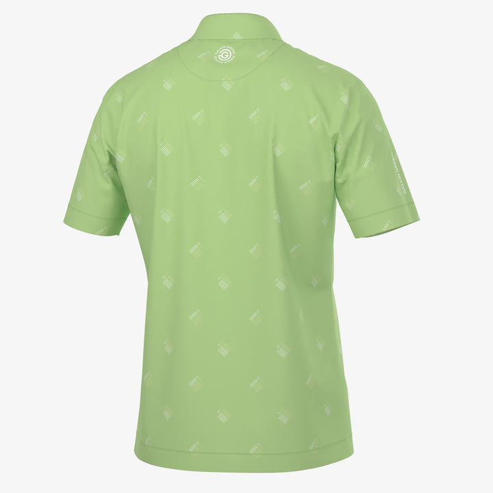 Memo is a Breathable short sleeve golf shirt for Men in the color Fresh Green(7)