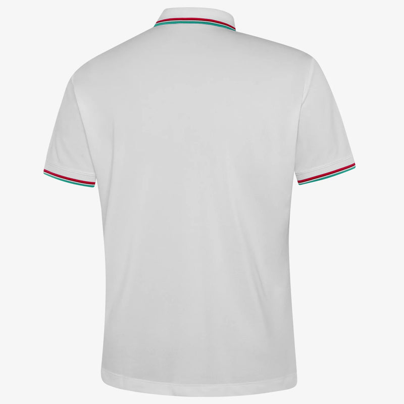 Mendoza is a Breathable short sleeve golf shirt for Men in the color White(6)