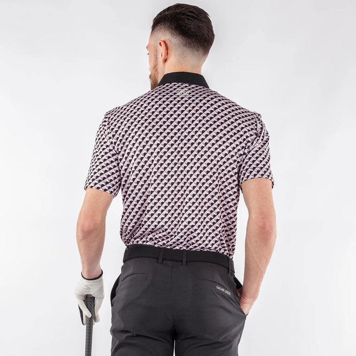 Mercer is a Breathable short sleeve shirt for Men in the color Sugar Coral(8)