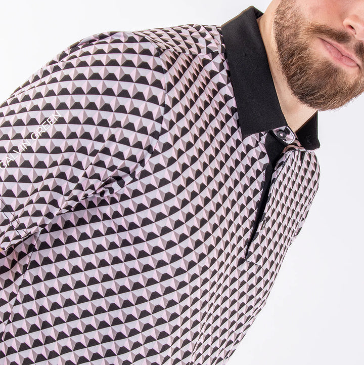 Mercer is a Breathable short sleeve shirt for Men in the color Sugar Coral(5)