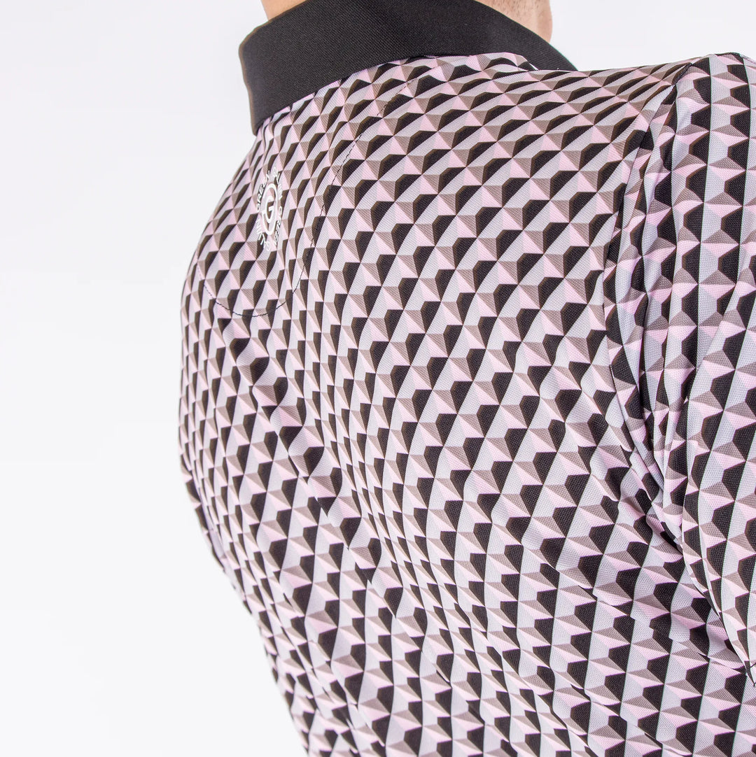 Mercer is a Breathable short sleeve shirt for Men in the color Sugar Coral(9)