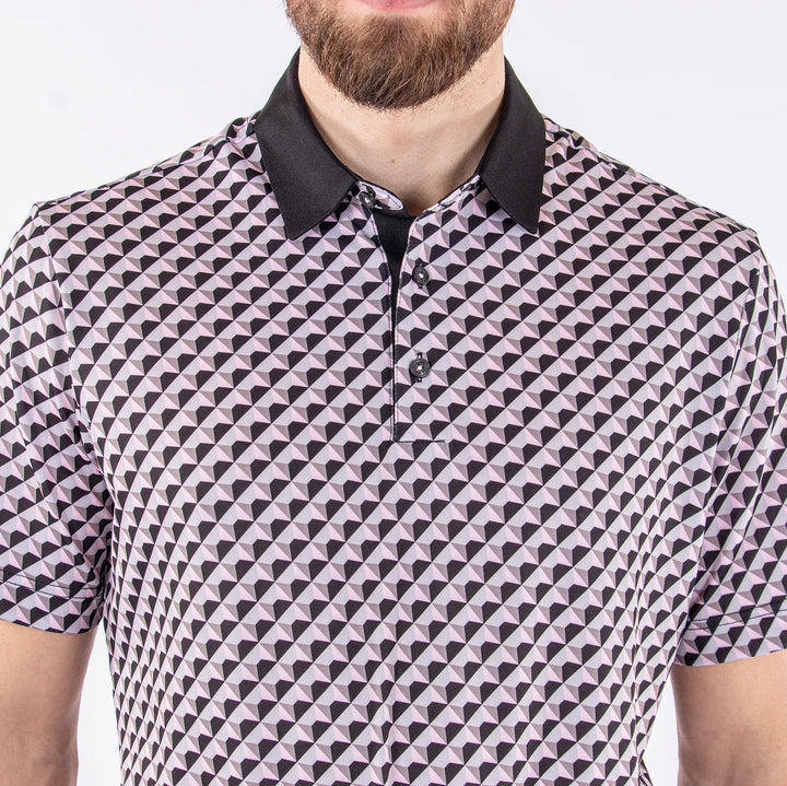 Mercer is a Breathable short sleeve shirt for Men in the color Sugar Coral(4)