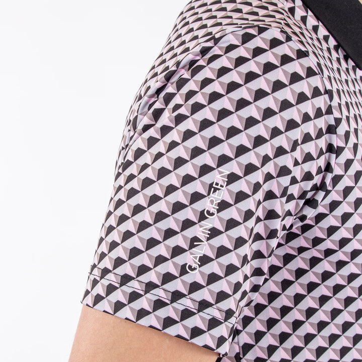 Mercer is a Breathable short sleeve shirt for Men in the color Sugar Coral(6)