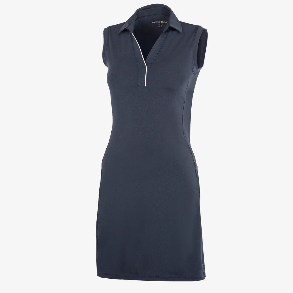 Michelle is a Breathable golf dress with inner shorts for Women in the color Navy(0)