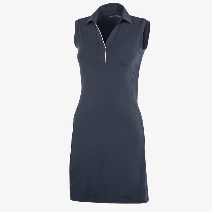 Michelle is a Breathable golf dress with inner shorts for Women in the color Navy(0)