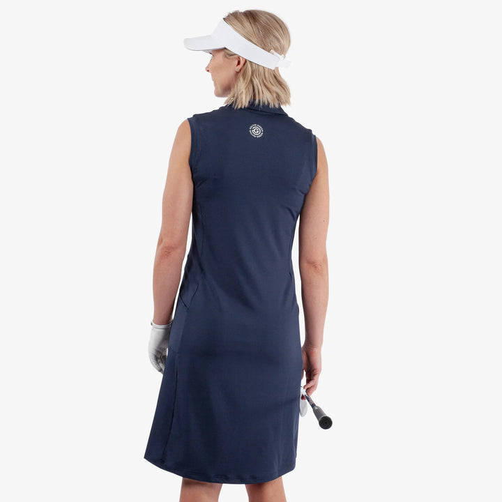 Michelle is a Breathable golf dress with inner shorts for Women in the color Navy(5)