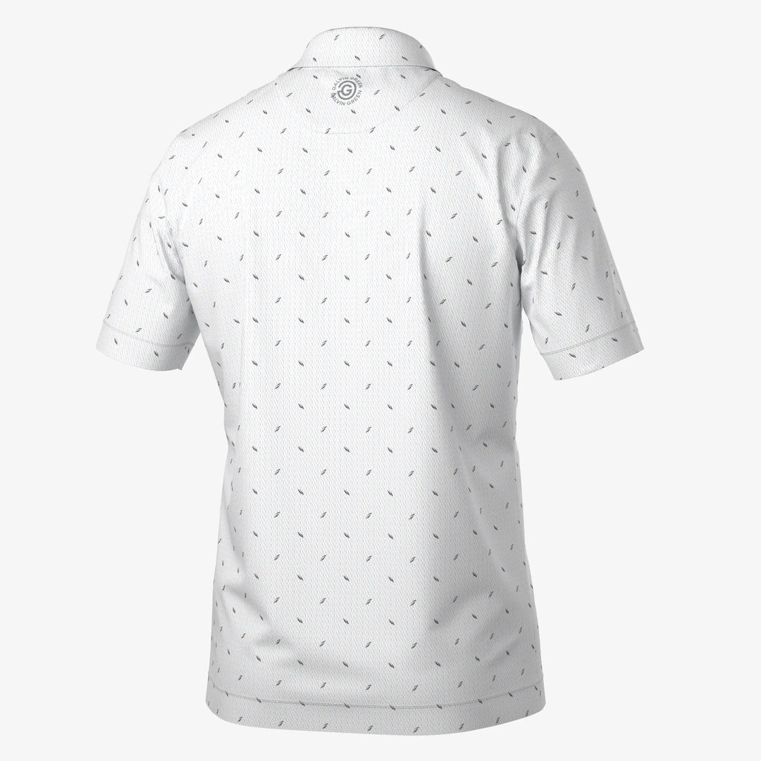 Miklos is a Breathable short sleeve golf shirt for Men in the color Cool Grey(7)