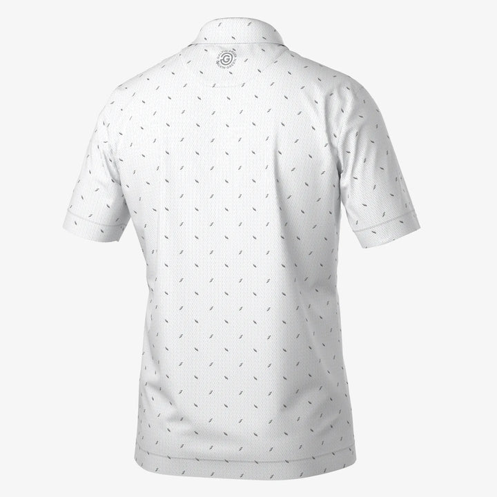 Miklos is a Breathable short sleeve golf shirt for Men in the color Cool Grey(7)