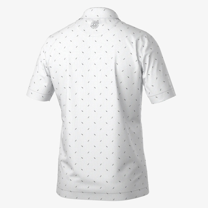 Miklos is a Breathable short sleeve golf shirt for Men in the color Cool Grey(7)