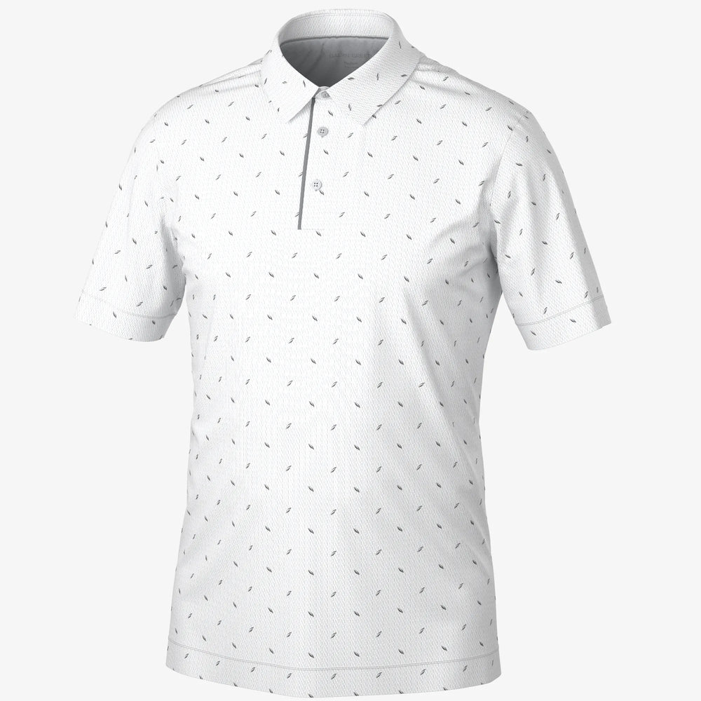 Miklos is a Breathable short sleeve golf shirt for Men in the color Cool Grey(0)
