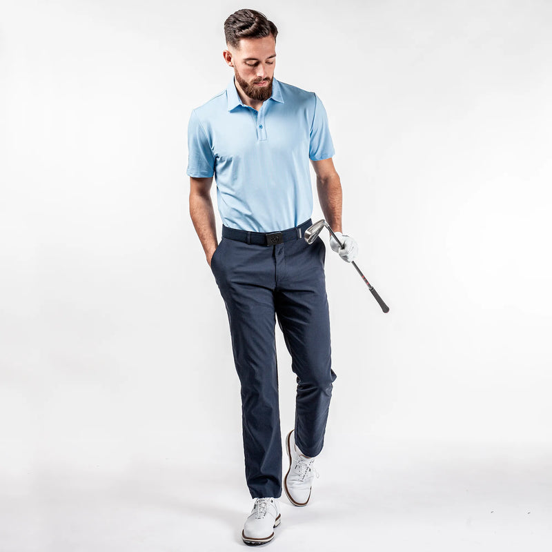 Milan is a Breathable short sleeve shirt for Men in the color Blue Bell(3)