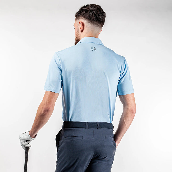 Milan is a Breathable short sleeve shirt for Men in the color Blue Bell(5)