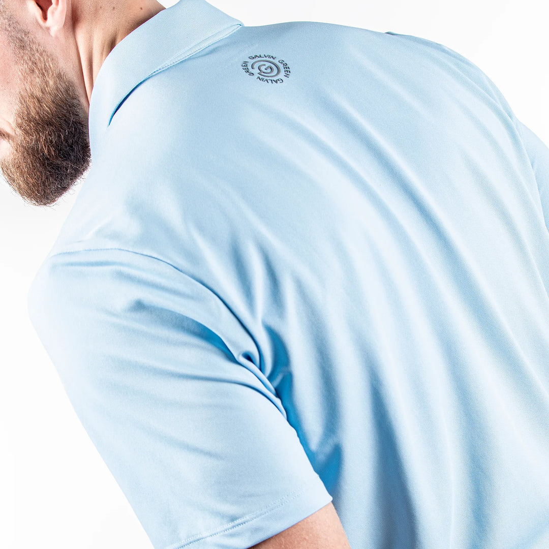Milan is a Breathable short sleeve shirt for Men in the color Blue Bell(8)