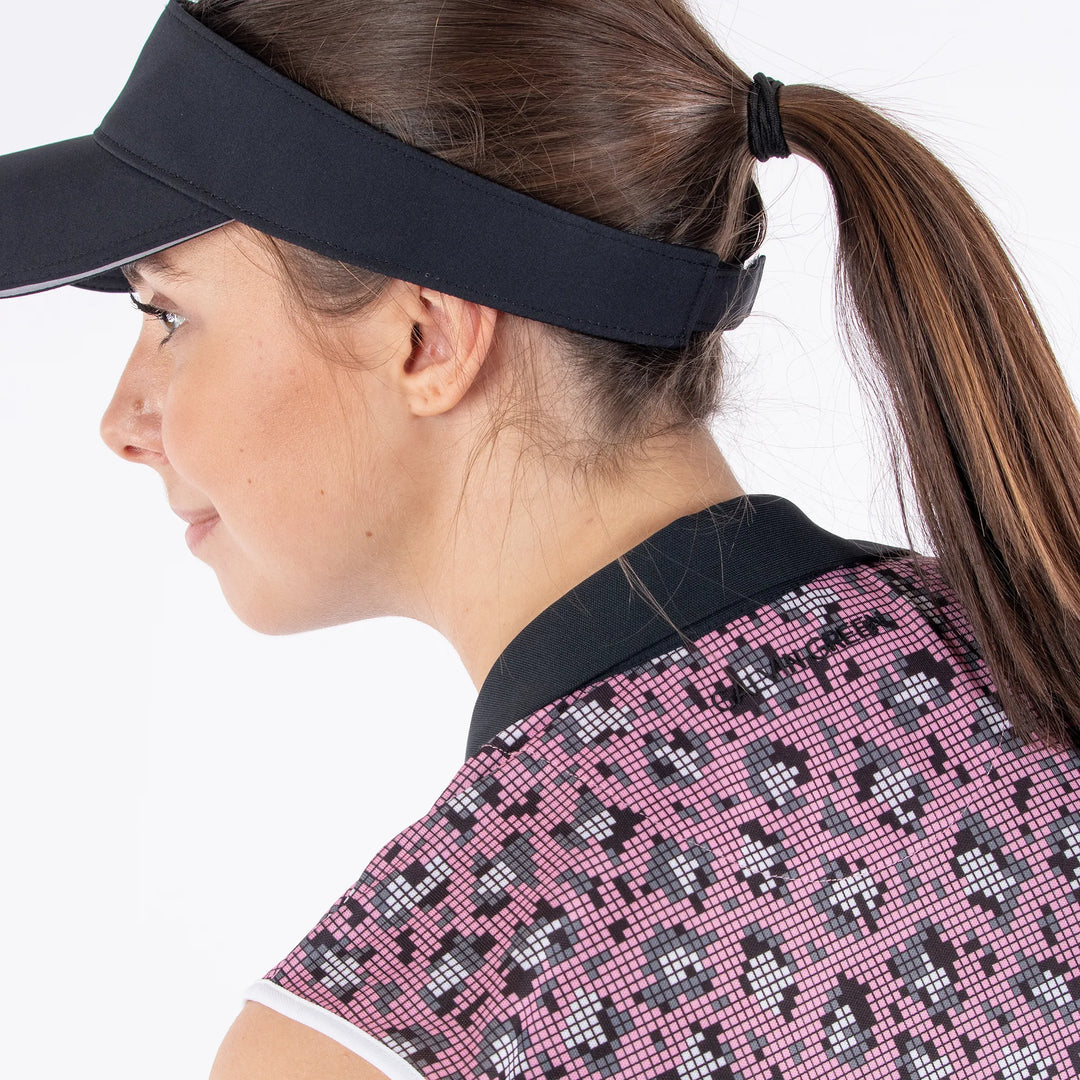 Mila is a Breathable sleeveless golf shirt for Women in the color Sugar Coral(7)