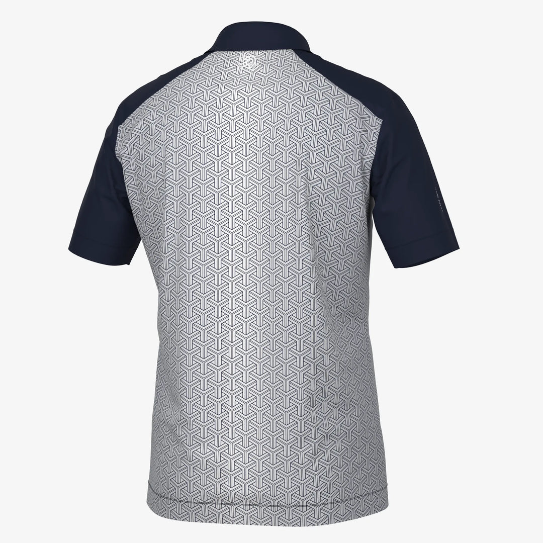 Mile Breathable short sleeve golf shirt Navy/Cool Grey – Galvin Green Mile Breathable short sleeve golf shirt Navy/Cool Grey – Galvin Green