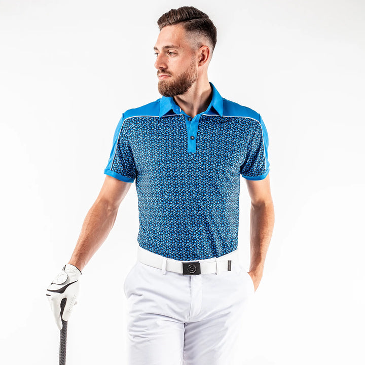 Millard is a Breathable short sleeve shirt for Men in the color Fantastic Blue(1)