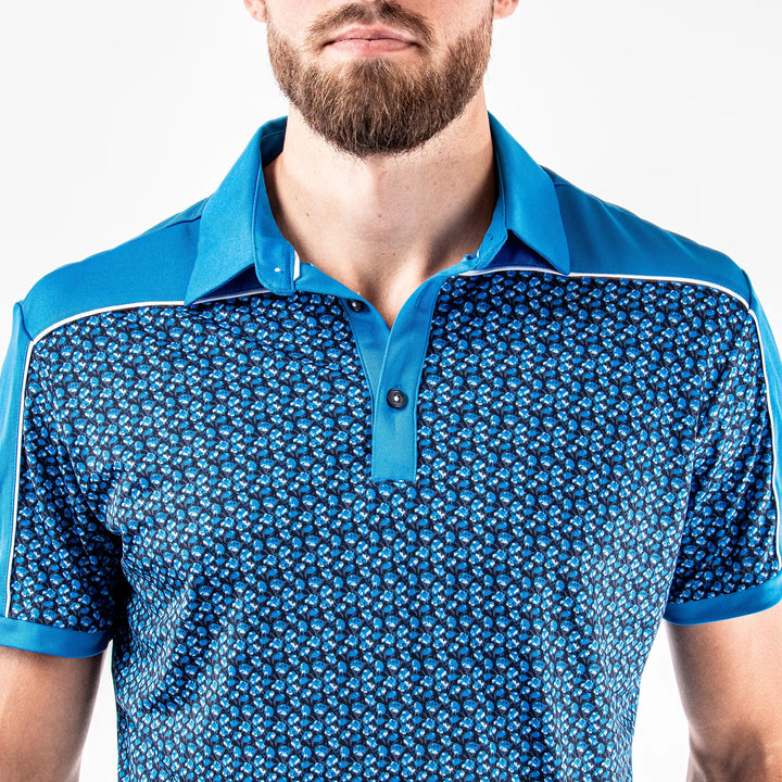 Millard is a Breathable short sleeve shirt for Men in the color Fantastic Blue(5)