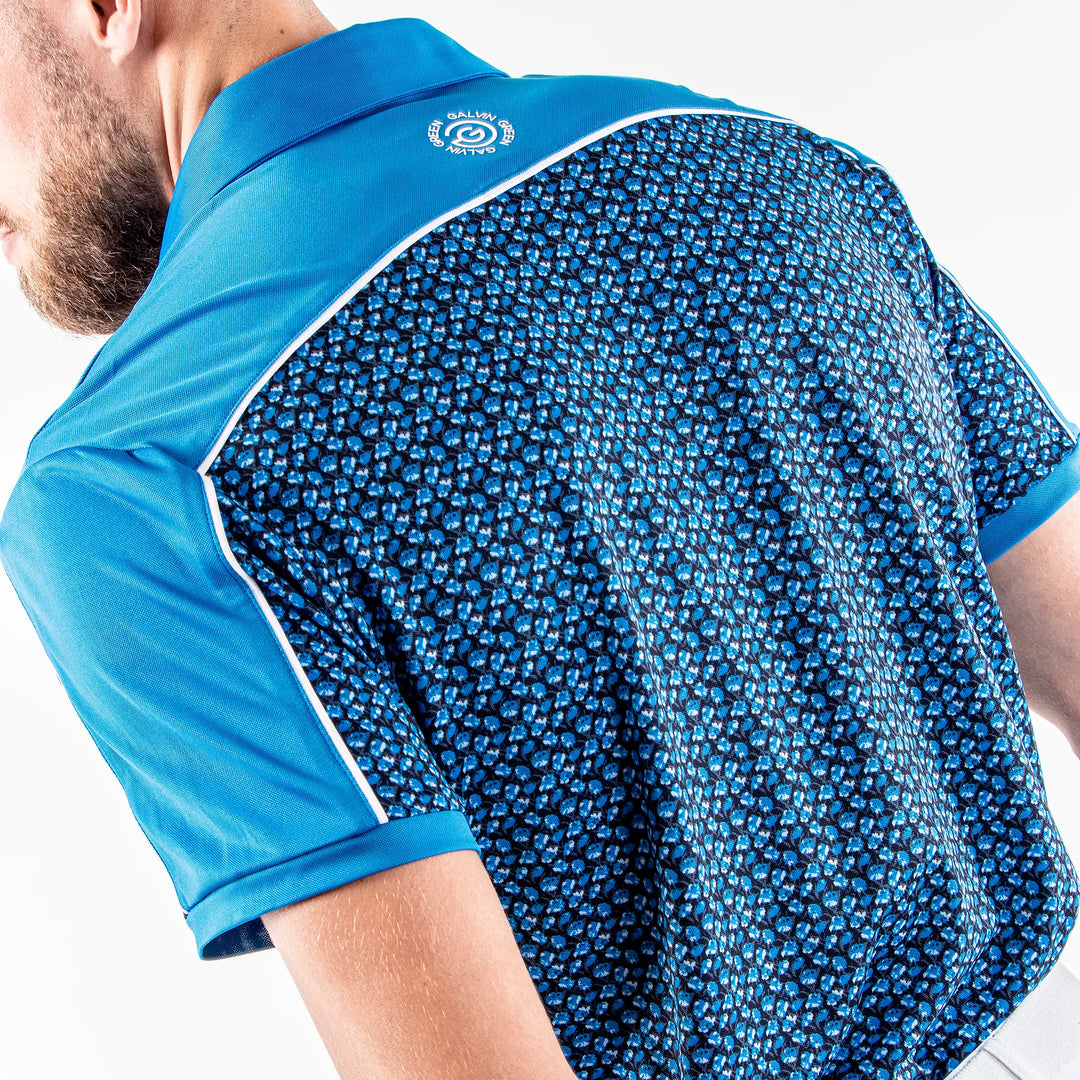 Millard is a Breathable short sleeve shirt for Men in the color Fantastic Blue(7)