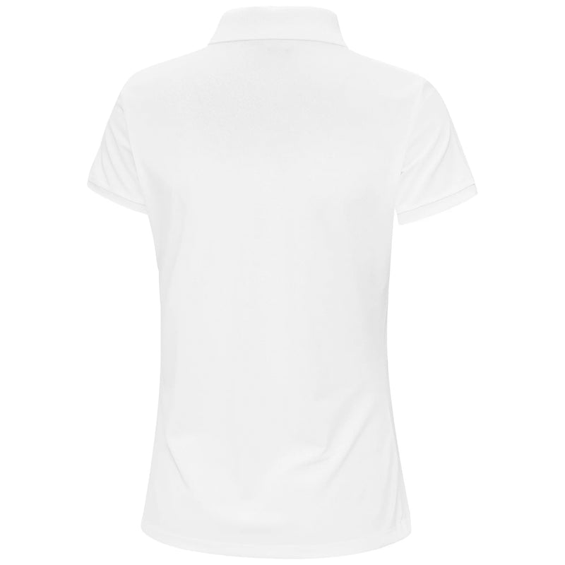 Mireya is a Breathable short sleeve golf shirt for Women in the color White(5)