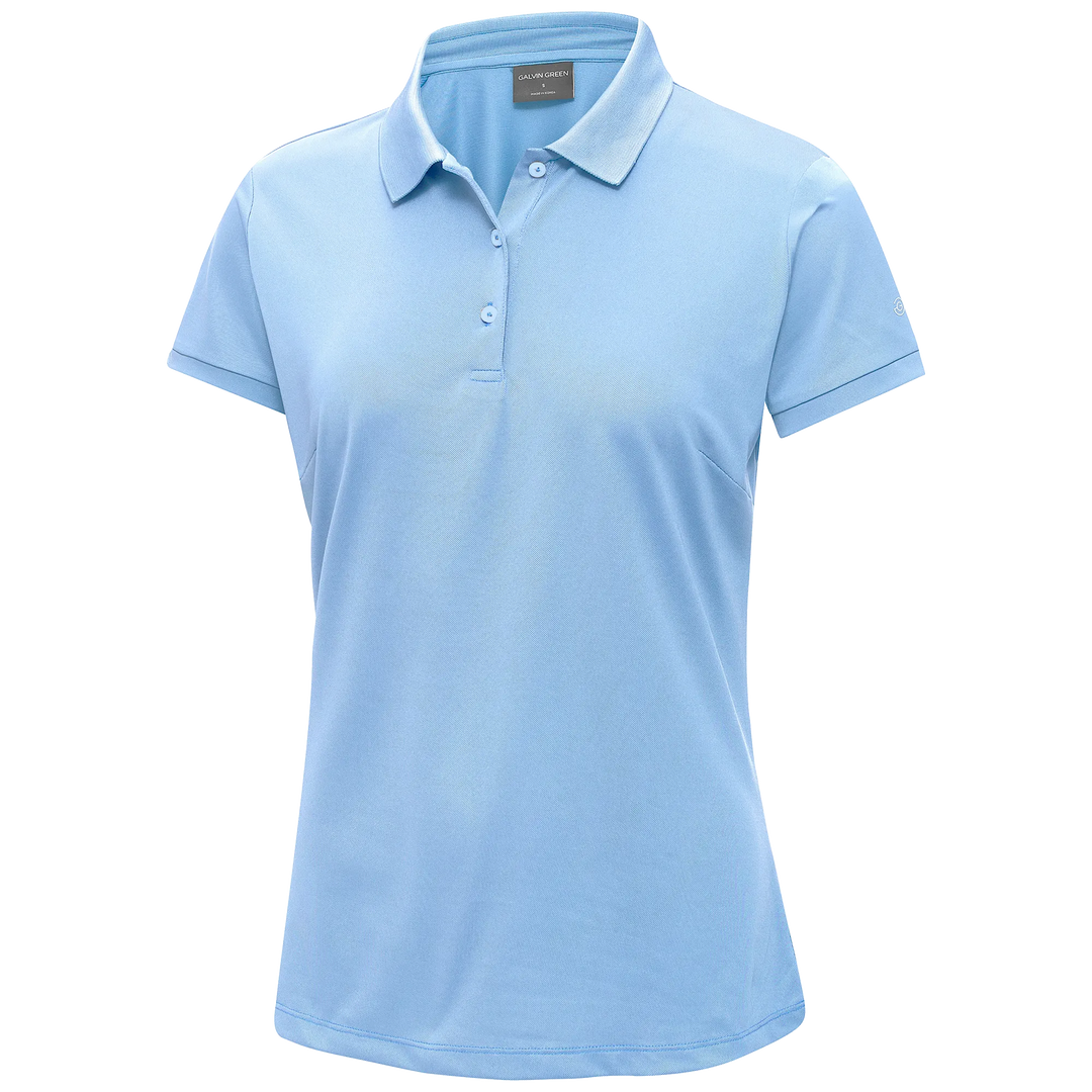 Mireya Breathable short sleeve golf shirt Blue Bell – Galvin Green