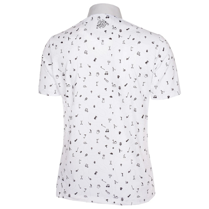 Miro is a Breathable short sleeve shirt for Men in the color White(8)