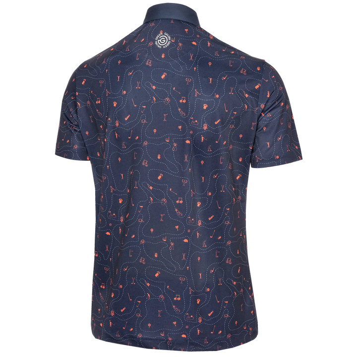 Miro is a Breathable short sleeve shirt for Men in the color Orange(8)