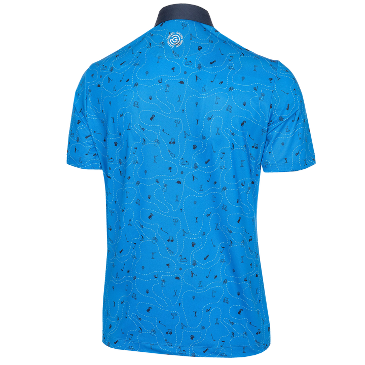 Miro is a Breathable short sleeve shirt for Men in the color Blue Bell(8)