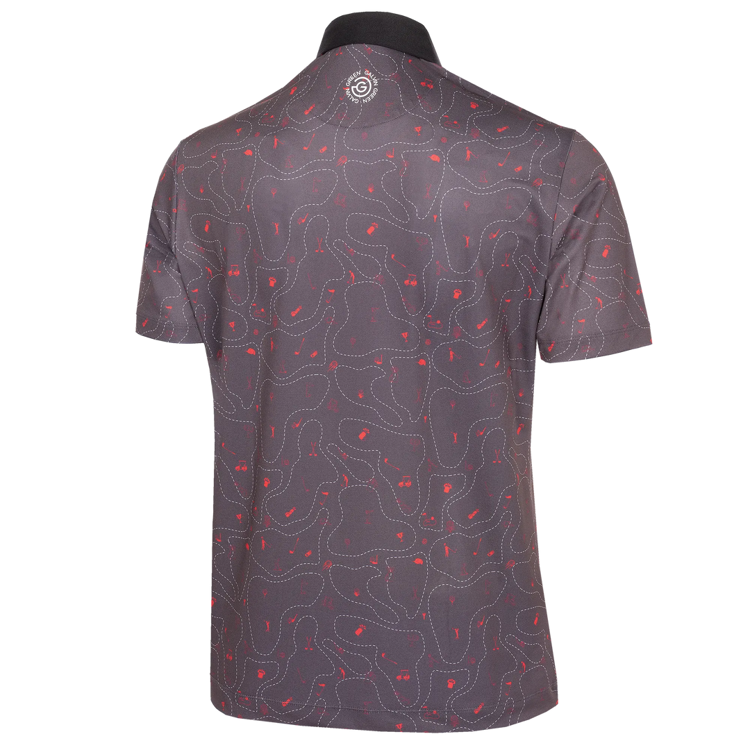 Miro is a Breathable short sleeve shirt for Men in the color Forged Iron(9)