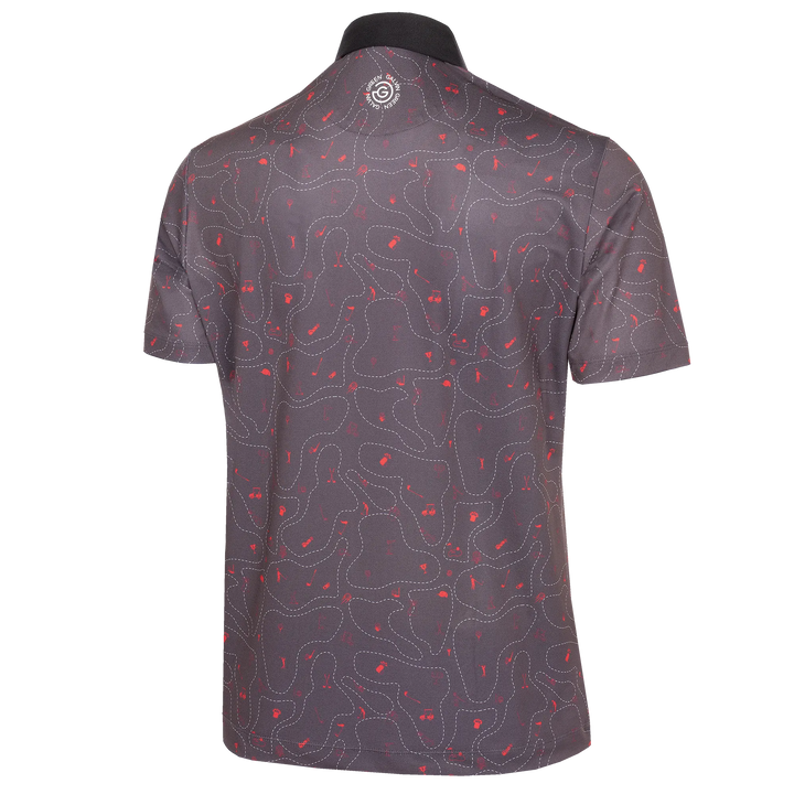Miro is a Breathable short sleeve shirt for Men in the color Forged Iron(9)
