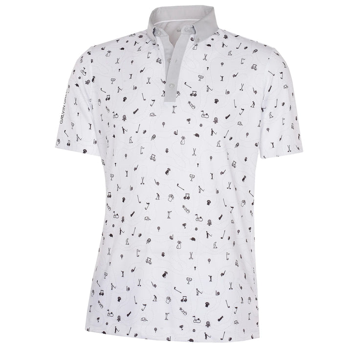 Miro is a Breathable short sleeve shirt for Men in the color White(0)