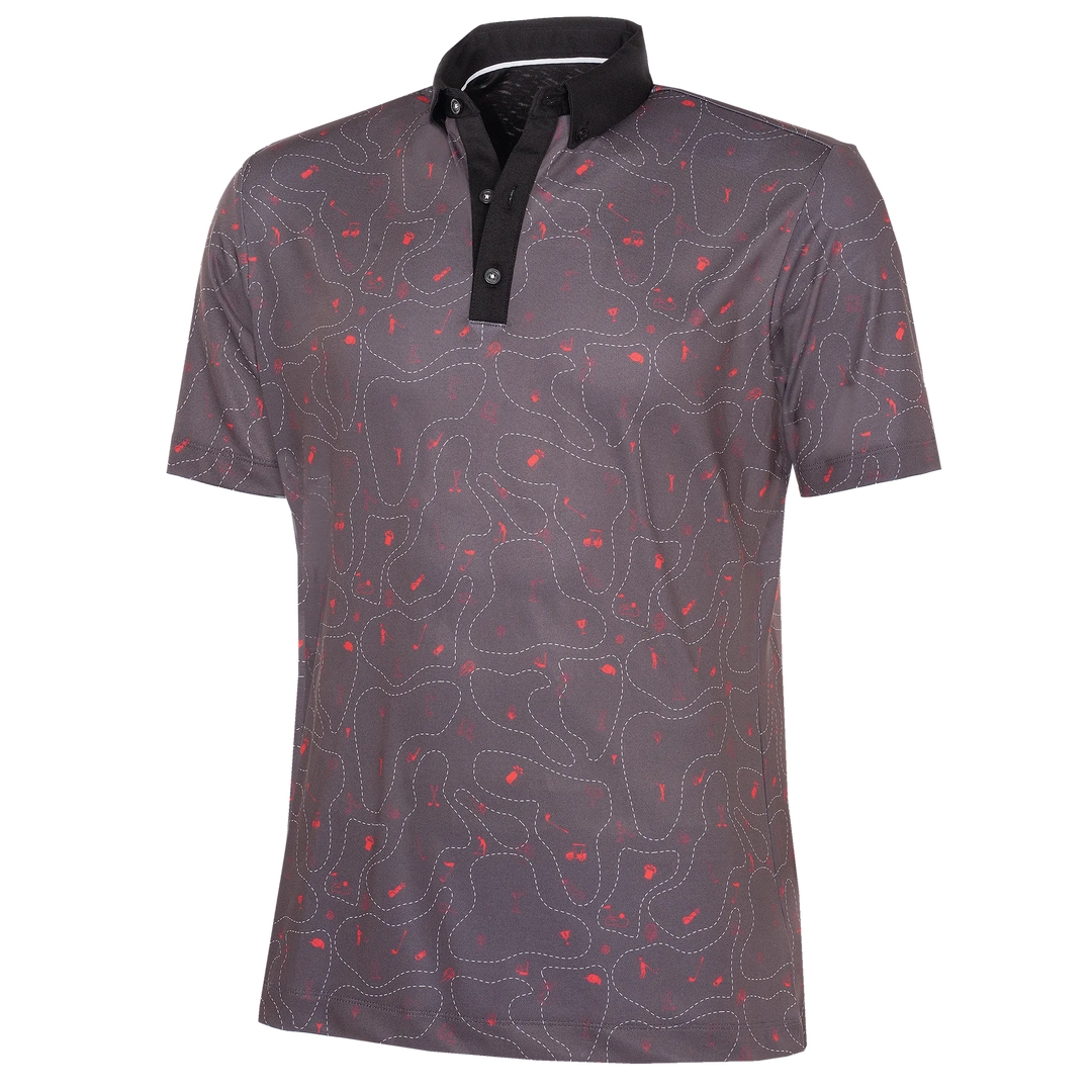 Miro Breathable short sleeve shirt Forged Iron – Galvin Green