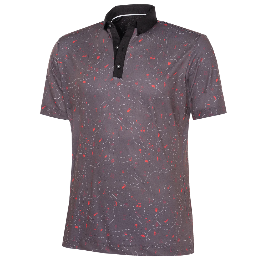 Miro is a Breathable short sleeve shirt for Men in the color Forged Iron(0)