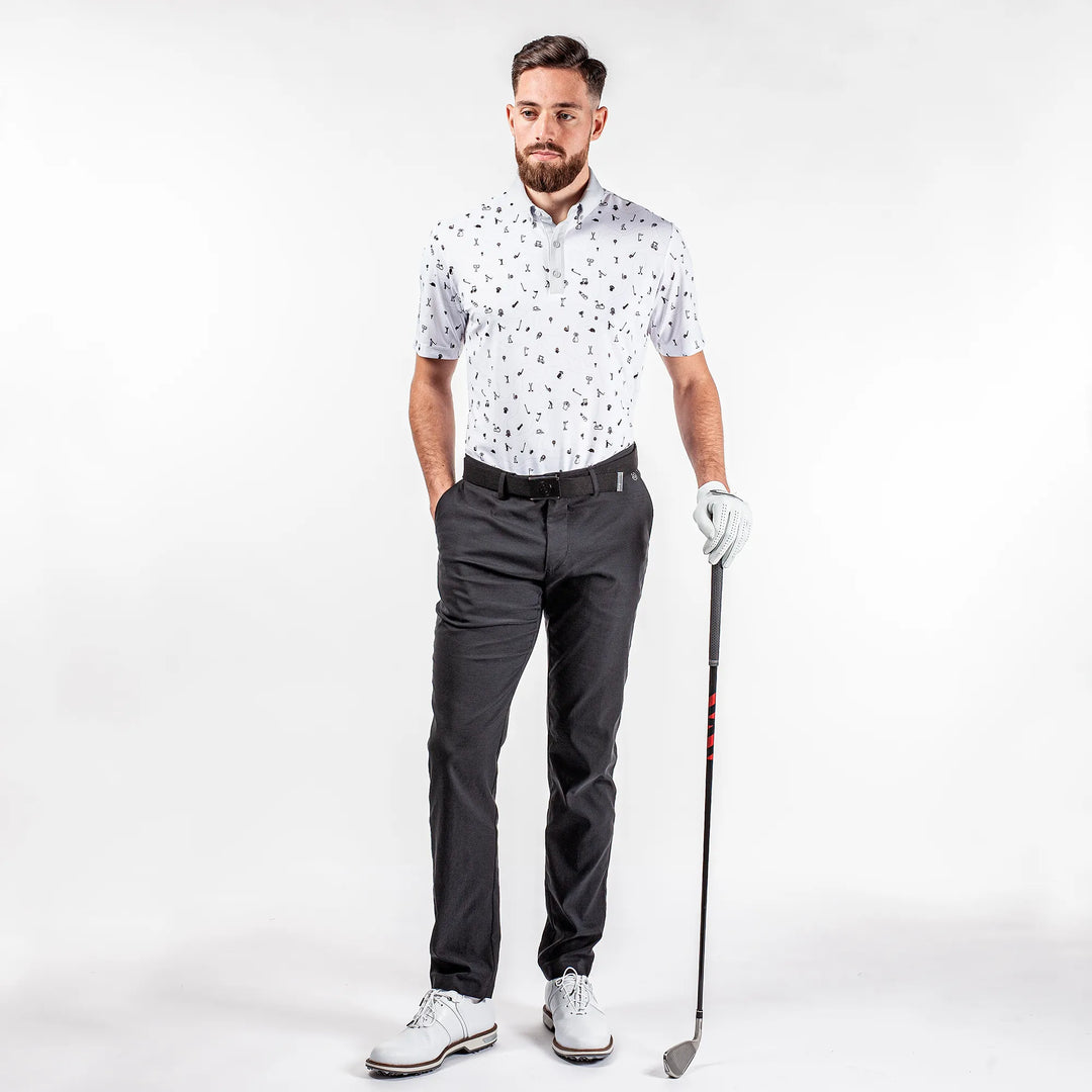 Miro is a Breathable short sleeve shirt for Men in the color White(2)