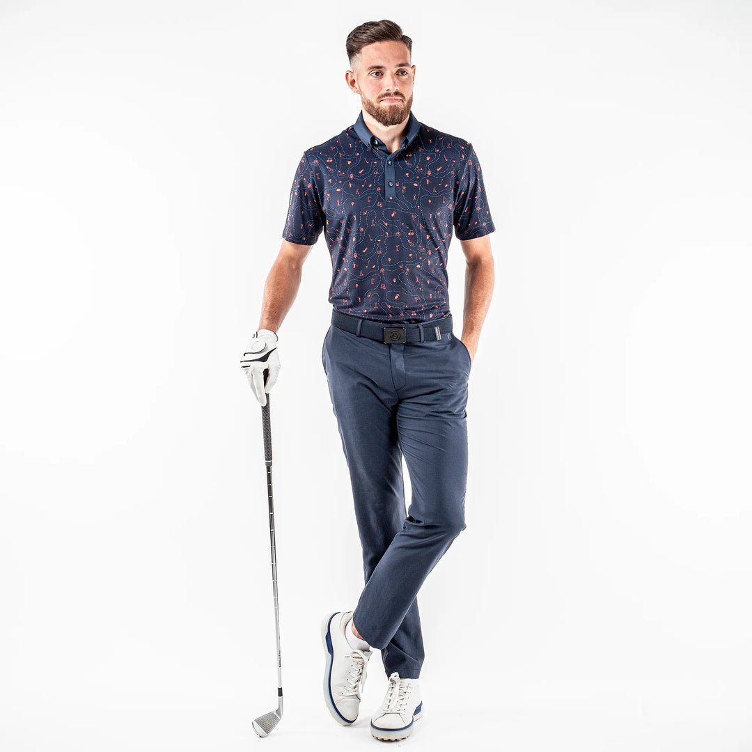 Miro is a Breathable short sleeve shirt for Men in the color Orange(2)