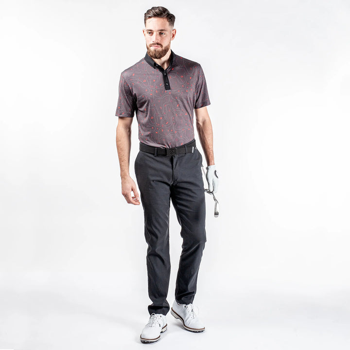 Miro is a Breathable short sleeve shirt for Men in the color Forged Iron(3)