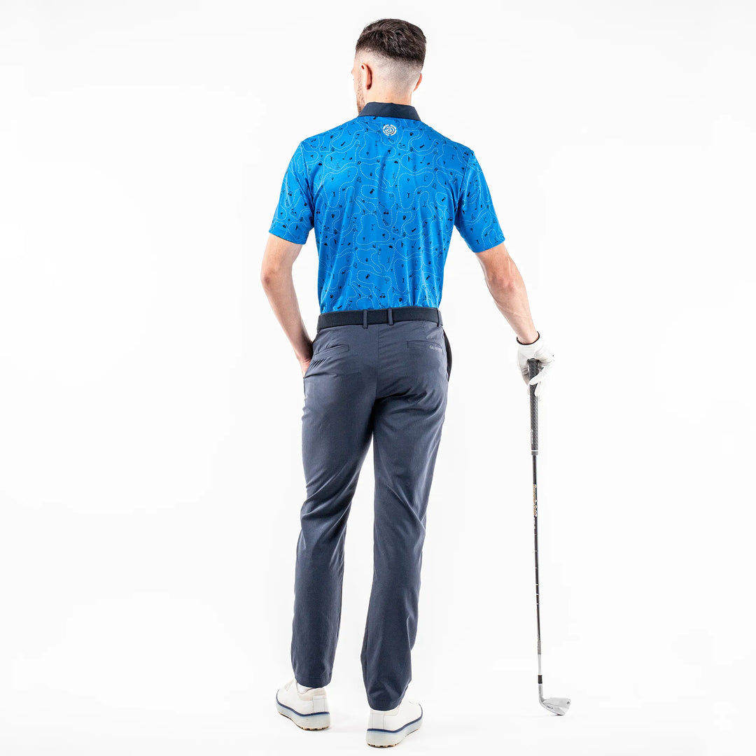 Miro is a Breathable short sleeve shirt for Men in the color Blue Bell(7)