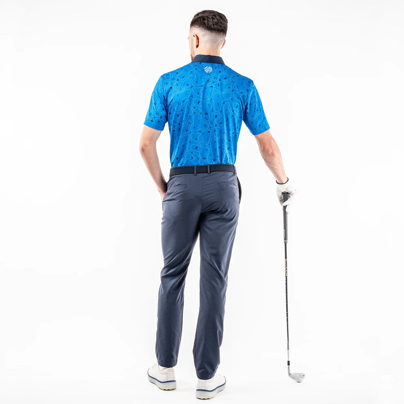 Miro is a Breathable short sleeve shirt for Men in the color Blue Bell(7)