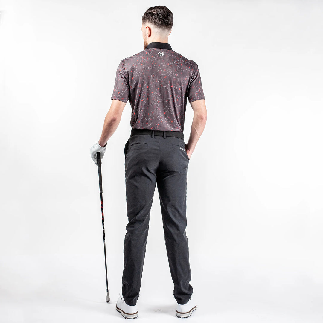 Miro is a Breathable short sleeve shirt for Men in the color Forged Iron(8)