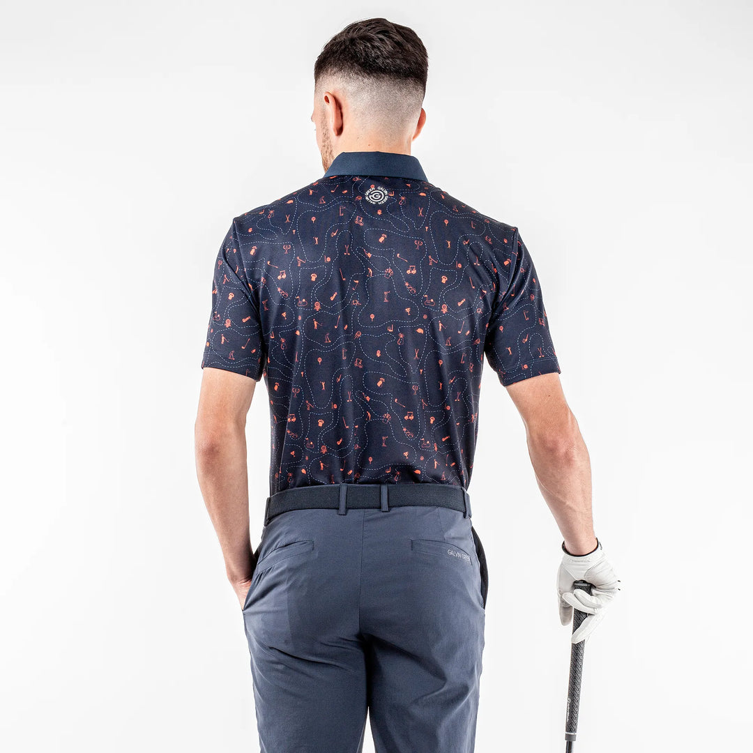 Miro is a Breathable short sleeve shirt for Men in the color Orange(5)