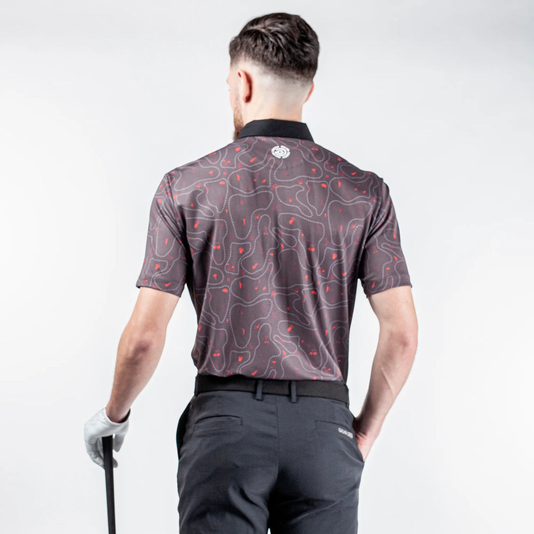 Miro is a Breathable short sleeve shirt for Men in the color Forged Iron(6)