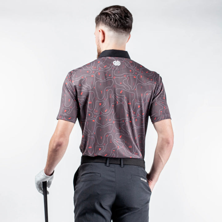 Miro is a Breathable short sleeve shirt for Men in the color Forged Iron(6)