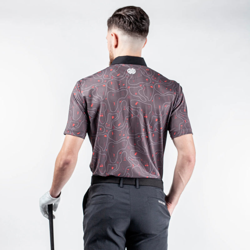 Miro is a Breathable short sleeve shirt for Men in the color Forged Iron(6)