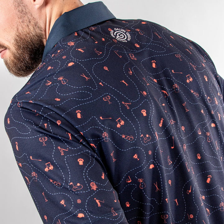 Miro is a Breathable short sleeve shirt for Men in the color Orange(6)